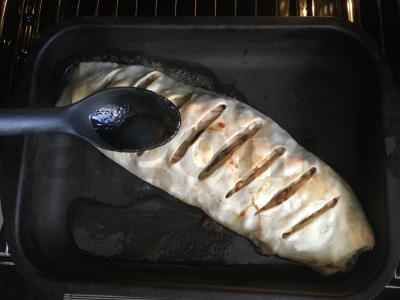 Švelnus kriaušių štrudelis Žingsnis 13