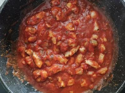 Makaronai su pomidorų padažu Žingsnis 3