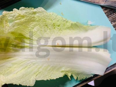 Marinuota Pekino kopūstai su karčiu Žingsnis 2