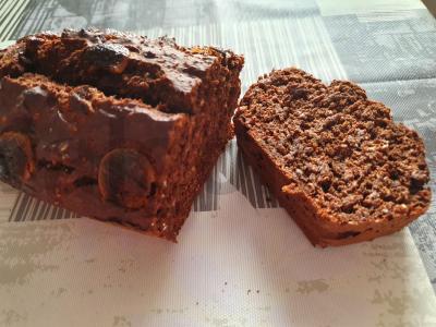 Šokoladinis bananų keksiukas pagrindine nuotrauka