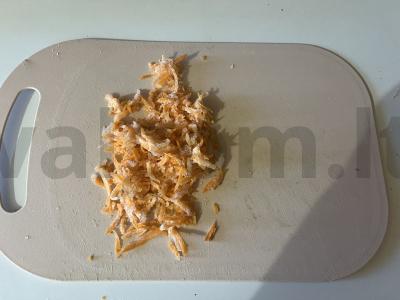 Sūrio sriuba iš troškintos mėsos Žingsnis 1