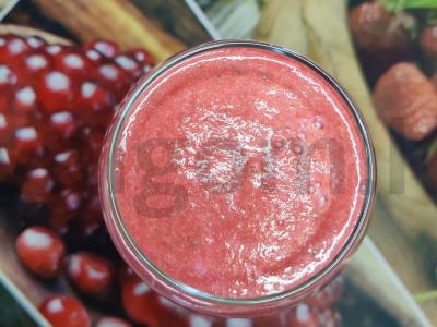 Burokėlių kokteilis su linų sėmenimis pagrindine nuotrauka