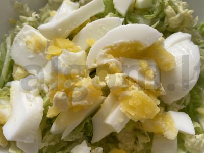 Salotas „Švelnus“ su pomidorais Žingsnis 2