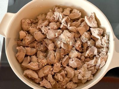 Azijietiškai paruošta vištienos kepenėlė Žingsnis 1