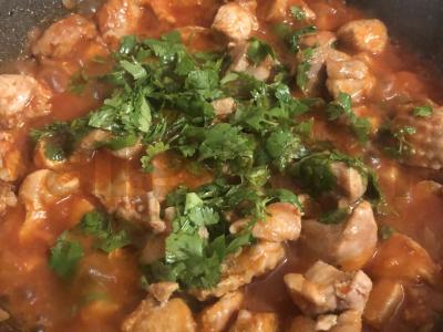 Kalakutiena su pomidorais Žingsnis 7