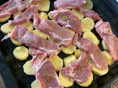 Bulvės su mėsa paprastai Žingsnis 3