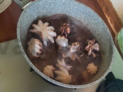 Farfalle su jūros gėrybėmis Žingsnis 2