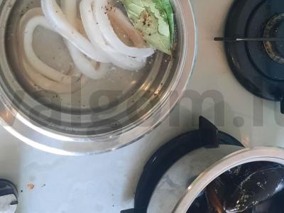 Farfalle su jūros gėrybėmis Žingsnis 3