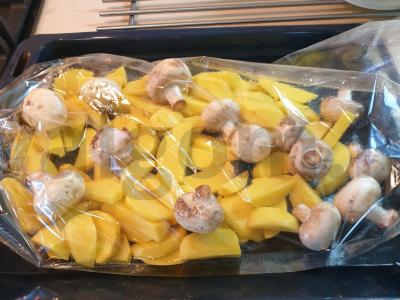 Vištiena su daržovėmis maiše Žingsnis 2