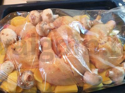 Vištiena su daržovėmis maiše Žingsnis 3