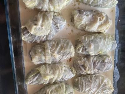 Kopūstų suktinukai grietinėlės padaže Žingsnis 6