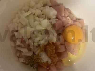 PP vištienos kotletai Žingsnis 2