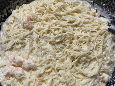Pasta su krevetėmis Žingsnis 8