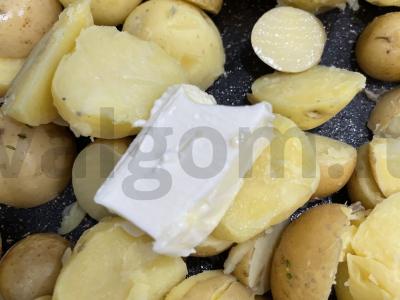 Naminių bulvių ir saldžios vištienos duetas Žingsnis 2