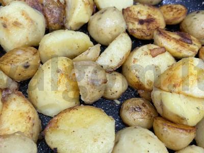 Naminių bulvių ir saldžios vištienos duetas Žingsnis 3