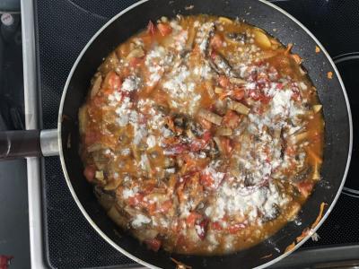 Grybų padažas su daržovėmis Žingsnis 4