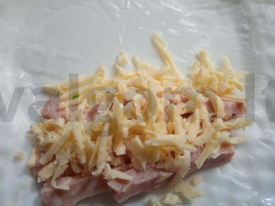 Vietnamietiškas ritinys su voveraitėmis ir kumpiu Žingsnis 1