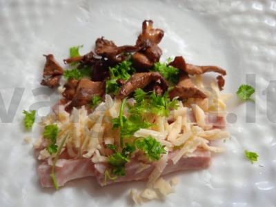 Vietnamietiškas ritinys su voveraitėmis ir kumpiu Žingsnis 2