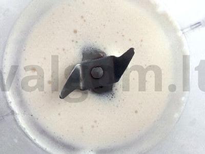 Gaivus kokteilis su kokosų pienu Žingsnis 1