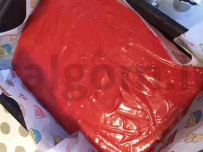 Raudonojo aksomo ritinys Žingsnis 2