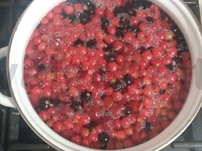 Kvapnus gėrimas iš vyšnių ir serbentų asorti Žingsnis 1