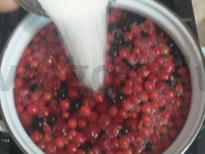 Kvapnus gėrimas iš vyšnių ir serbentų asorti Žingsnis 2