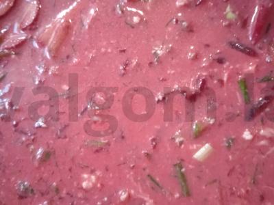 Burokėlių sriuba su okroškos rinkiniu Žingsnis 5