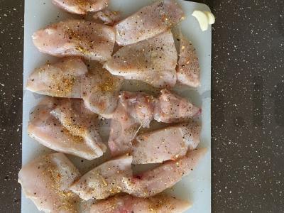 Vištienos filė keptuvėje Žingsnis 1