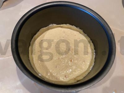 Mini pyragas su varškės ir persikų įdaru Žingsnis 2