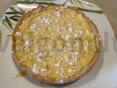 Mini pyragas su varškės ir persikų įdaru Žingsnis 3