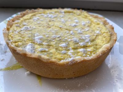 Mini pyragas su varškės ir persikų įdaru pagrindine nuotrauka