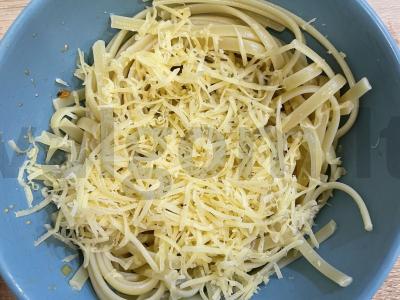 Spagečiai su sūriu Žingsnis 5