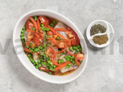 Švelni menkė su daržovėmis Žingsnis 4