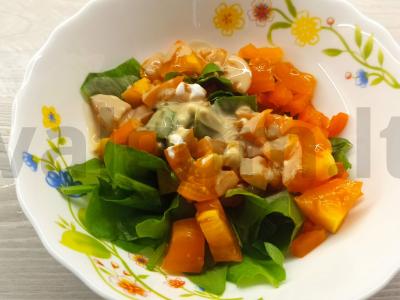 Salotas „Vasaros spalvos“ su rūgštynėmis Žingsnis 4