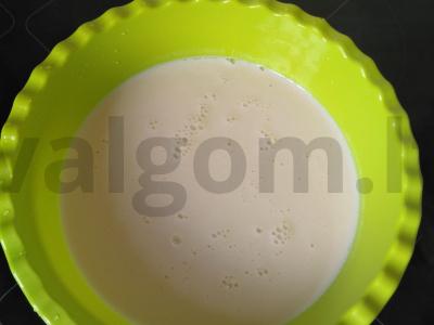 Blynai ant išrūginto pieno Žingsnis 1