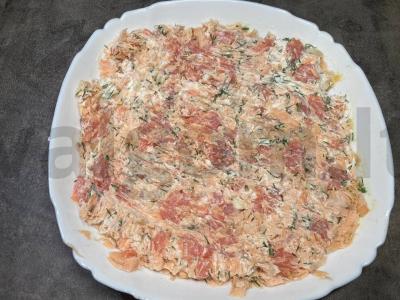 Lašišų rietė su migdolais Žingsnis 3