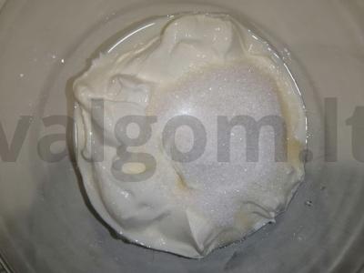 Grietinės želė su braškėmis Žingsnis 2