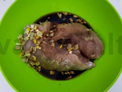 Kalakutų paštetas su grybais ir konjaku Žingsnis 1