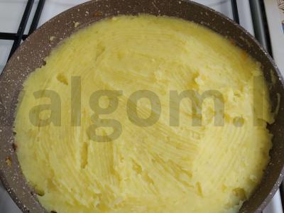 Aštri bulvių ir faršo apkepas Žingsnis 5