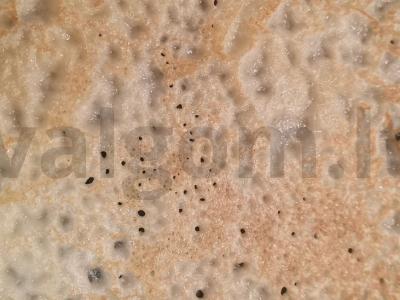 Blynai ant verdančio vandens be kiaušinių Žingsnis 7