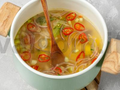 Kalakutienos ir veršienos sultinys Žingsnis 3