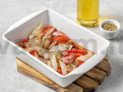 Keptas daržovių pomidorų sriuba Žingsnis 1