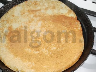 Įdaryti blynai su mėsa Žingsnis 7