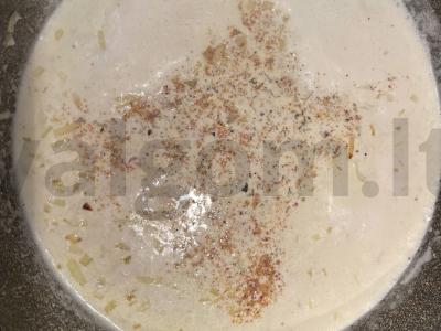 Midijos su krevetėmis grietinėlės ir česnako padaže Žingsnis 3