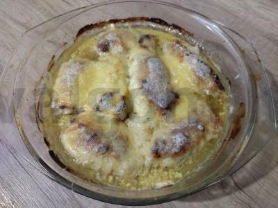 Vištienos filė ritinėliai su varške, sūriu ir prieskoniais Žingsnis 5