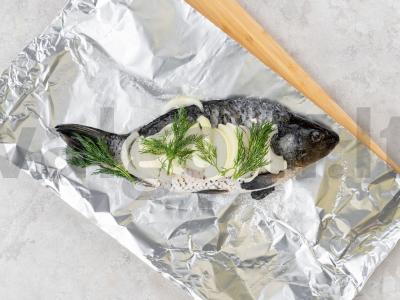 Upėtakis folijoje Žingsnis 1