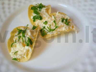 Sūrio užkandis ant traškučių Žingsnis 4