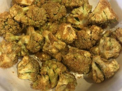 Orkaitėje kepta žiedinė kopūstai Žingsnis 5