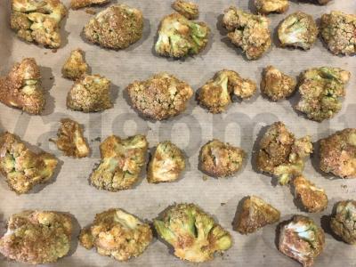 Orkaitėje kepta žiedinė kopūstai Žingsnis 6