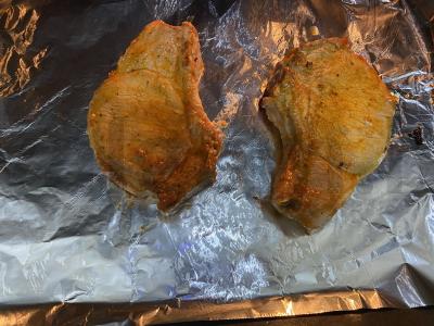 Kiaulienos kepsniai, kepti orkaitėje Žingsnis 5